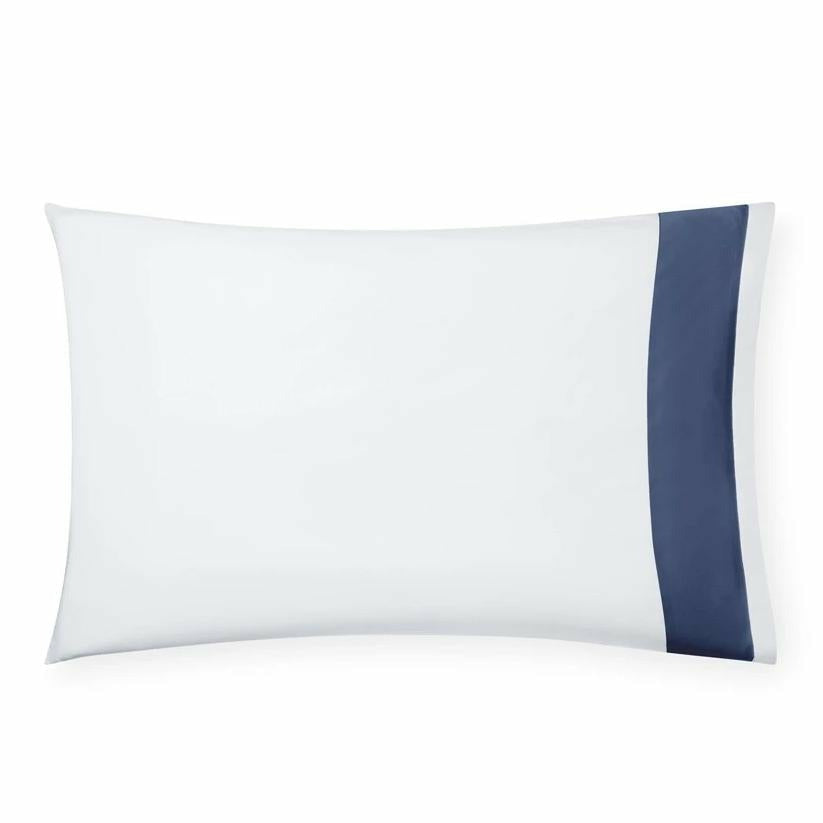 Sferra Casida Bedding White Delft Pair Of Two Pillowcases Fine Linens