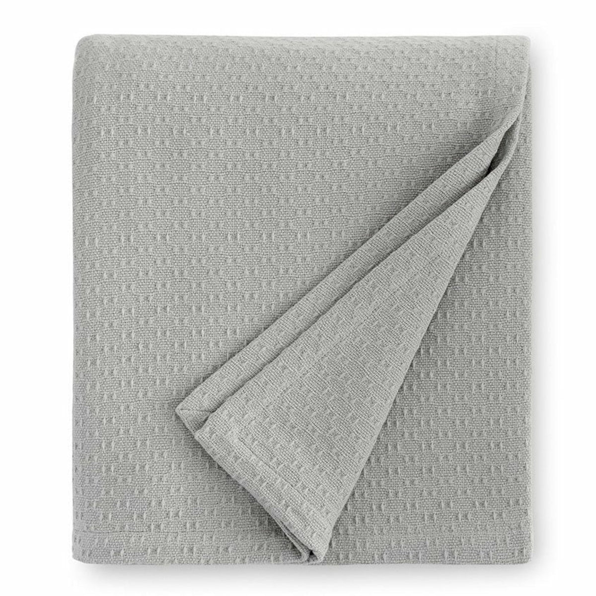 Sferra Corino Blanket Silver Fine Linens