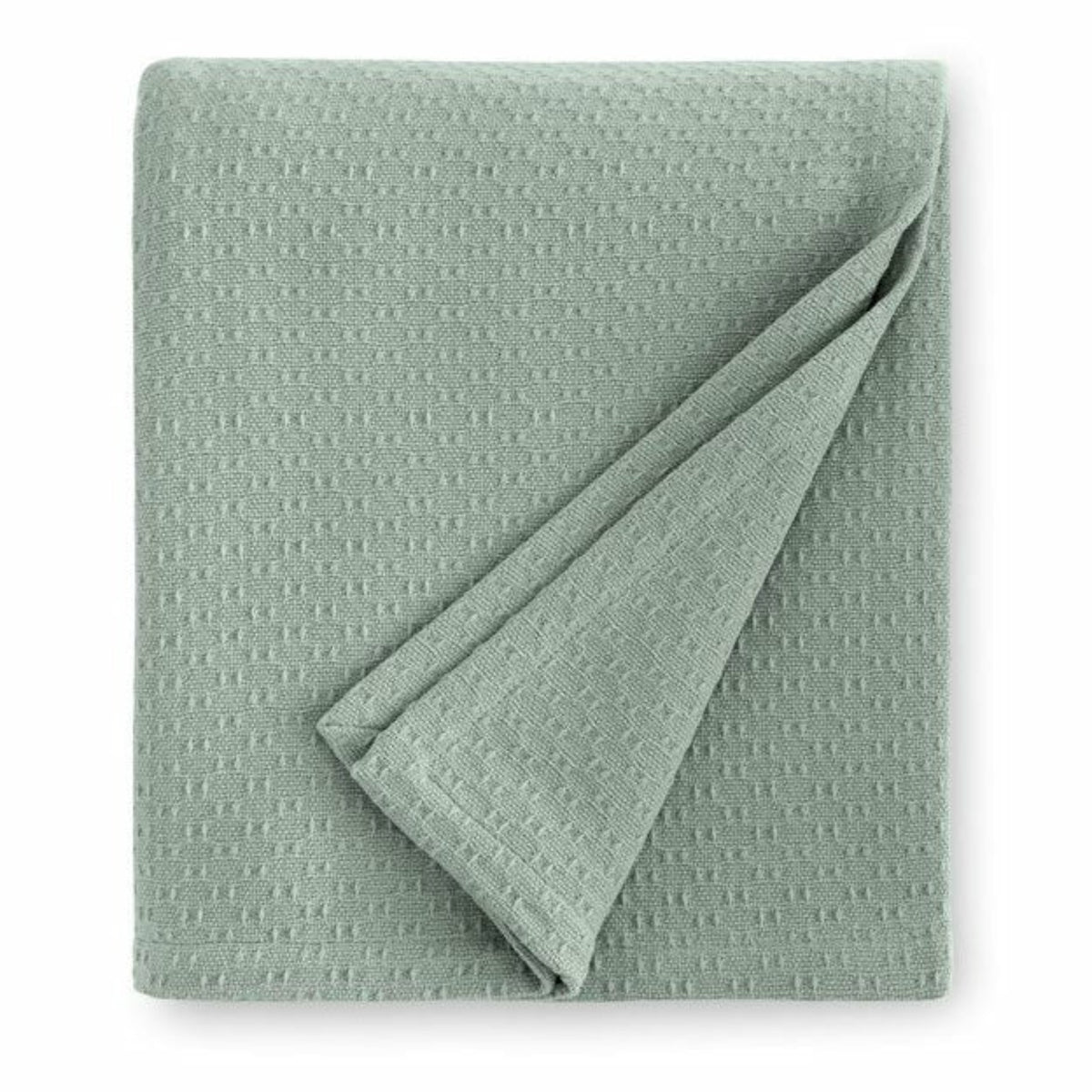 Sferra Corino Blanket Seagreen Fine Linens