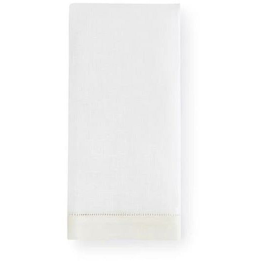 Sferra Filo Tip Towel White / Ivory