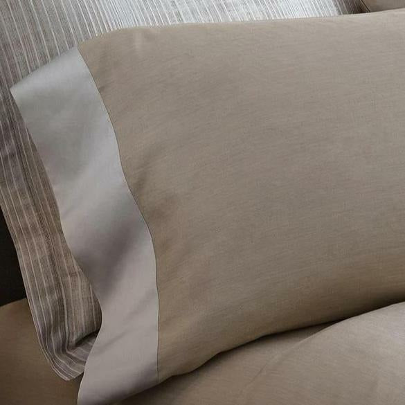 Sferra Larro Bedding Pillowcase Close Up Fine Linens