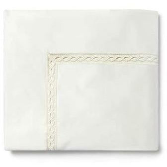 Sferra Millesimo Bedding Flat Sheet Ivory Fine Linens