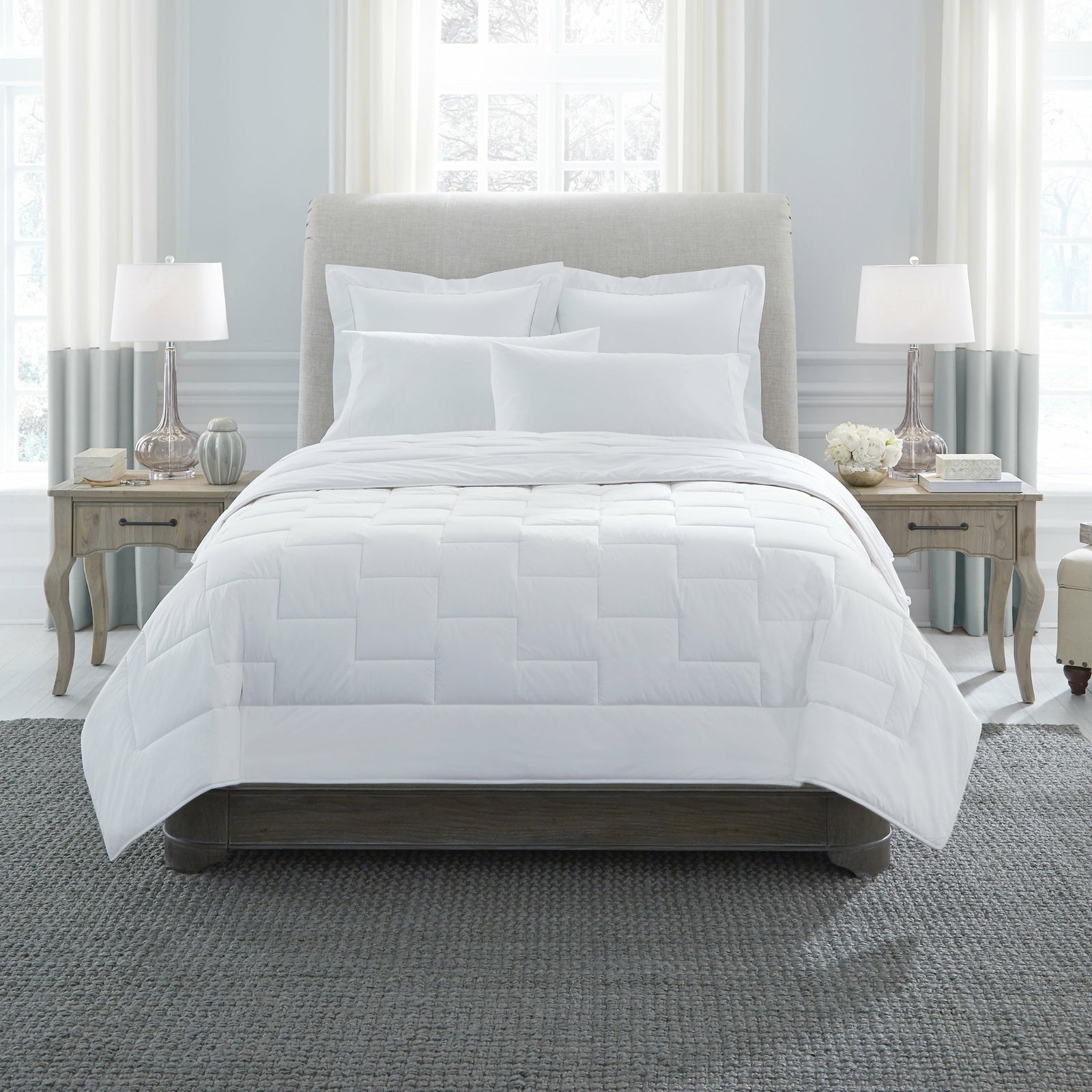 Sferra Parson Down Alternative Duvet Insert Main White Fine Linens