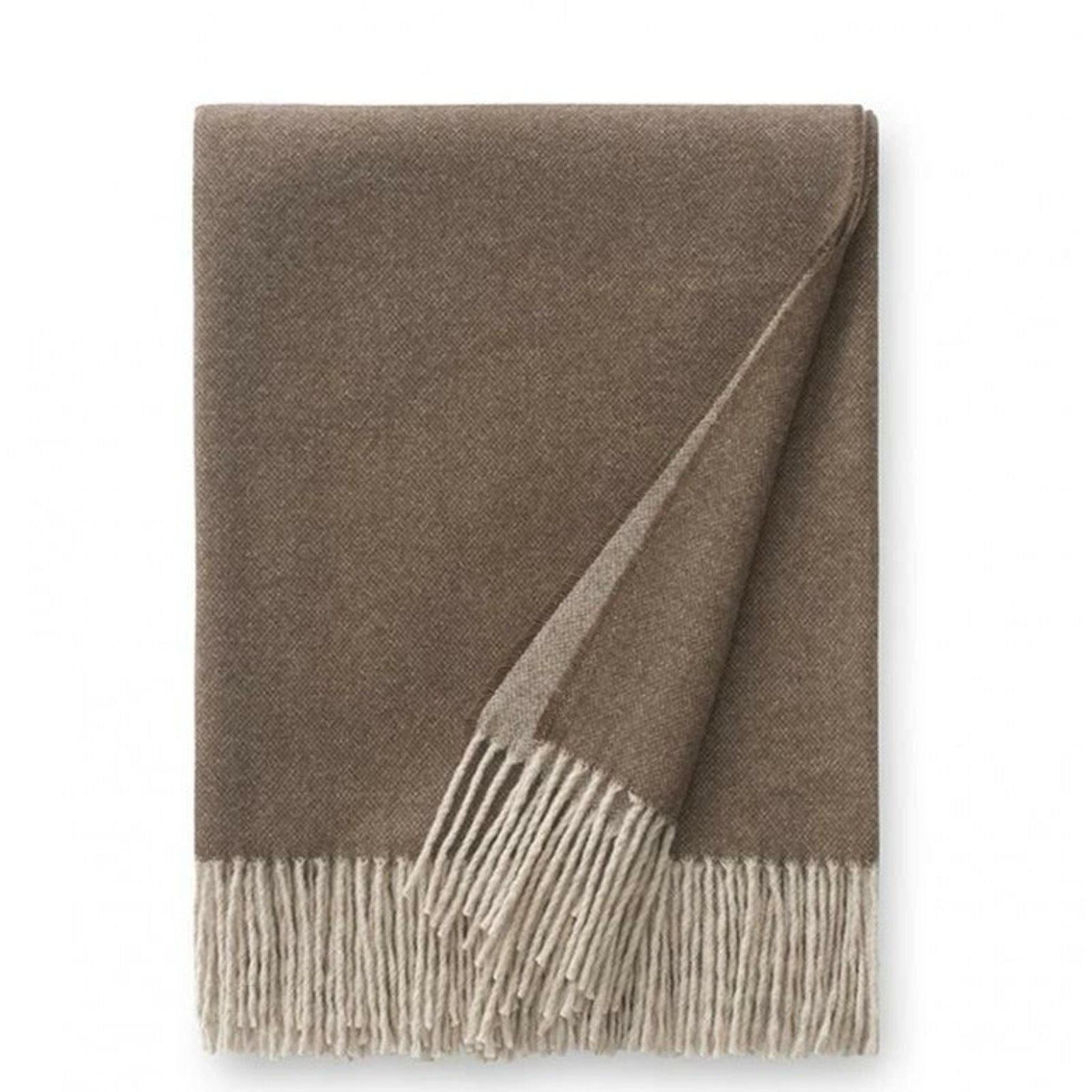 Sferra Renna Throw Blanket Main Walnut Fine Linens