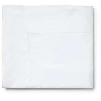 Sferra Sereno Bedding Flat Sheet White Fine Linens