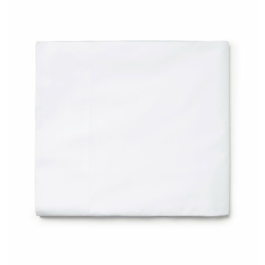 Sferra Simply Celeste Collection Flat Sheet White Fine Linens