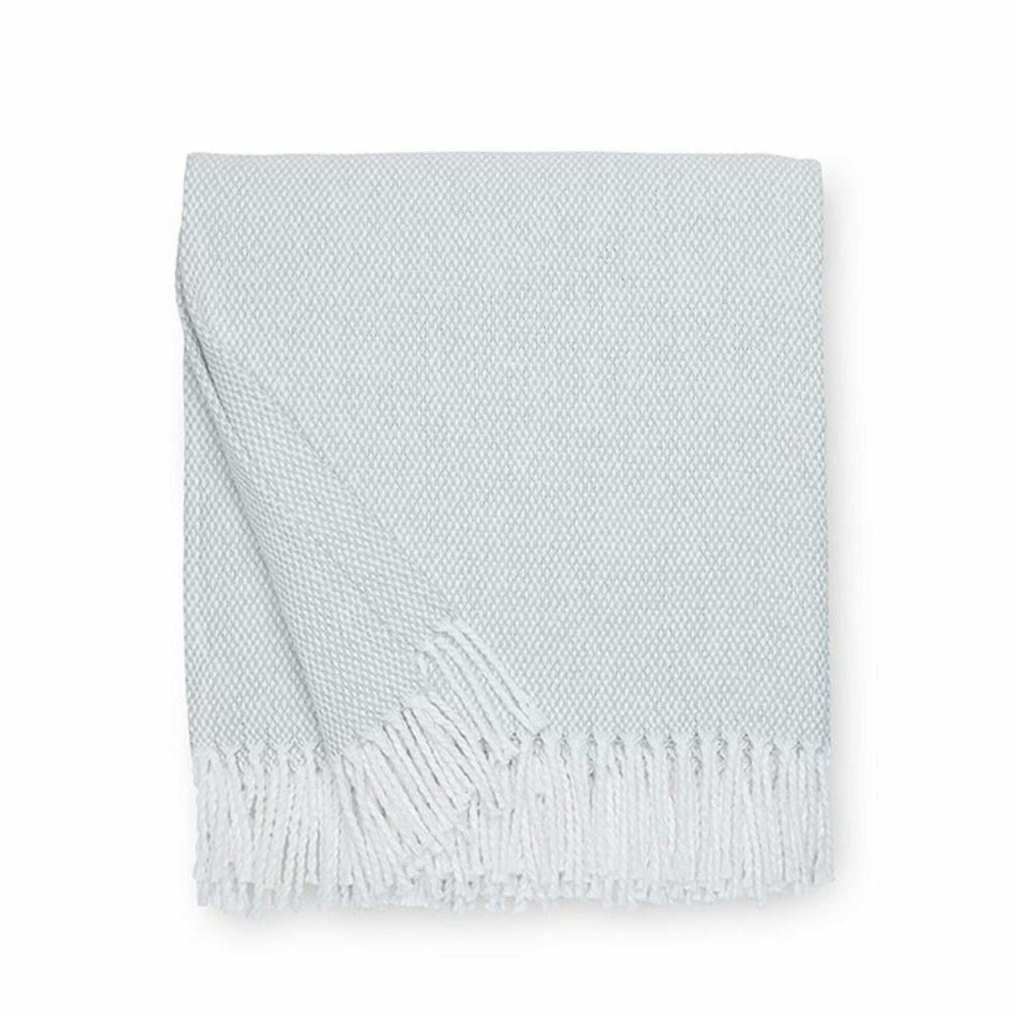 Sferra Terzo Throw Blanket (Silver Sage)