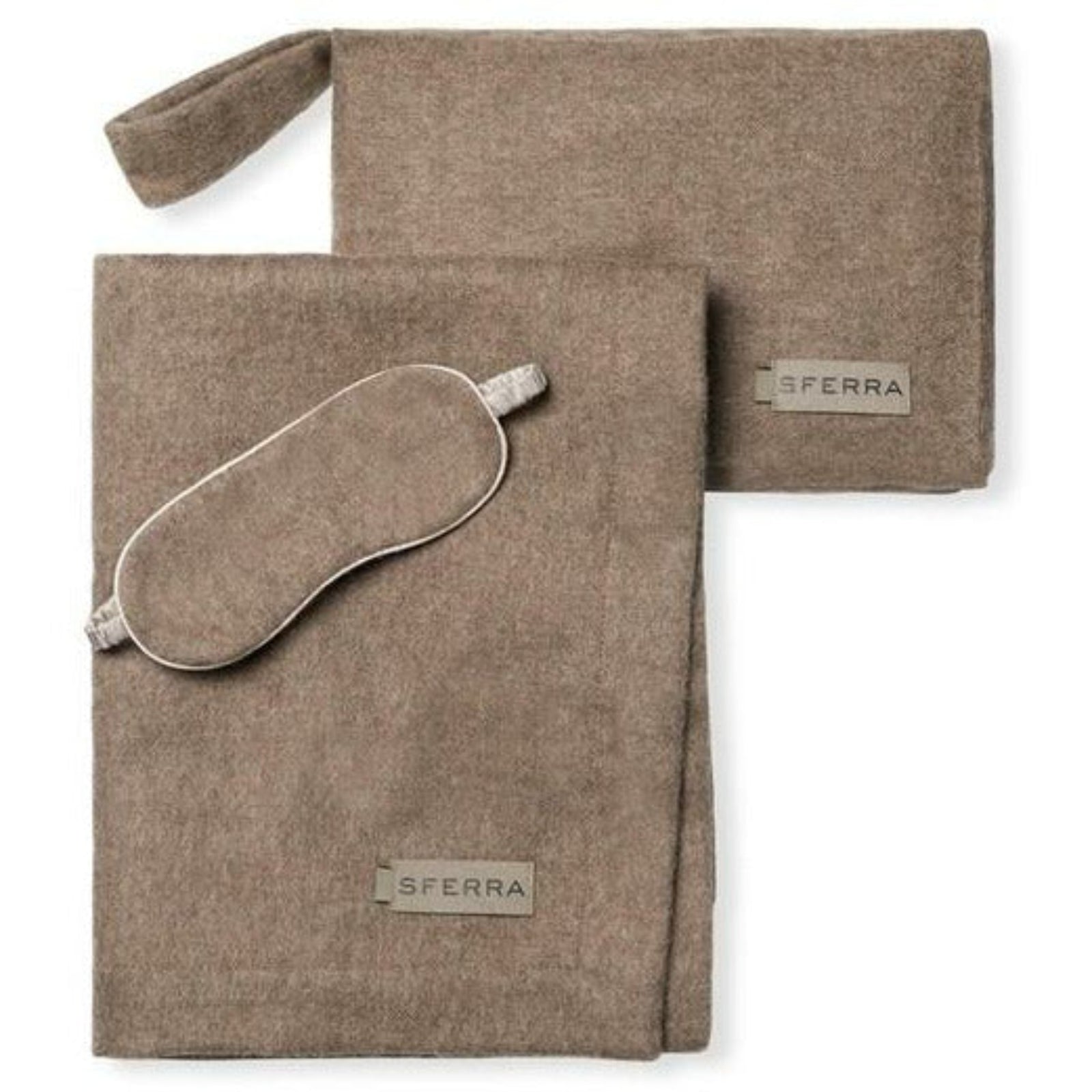 Sferra Viaggio Travel Set Mocha Main Fine Linens