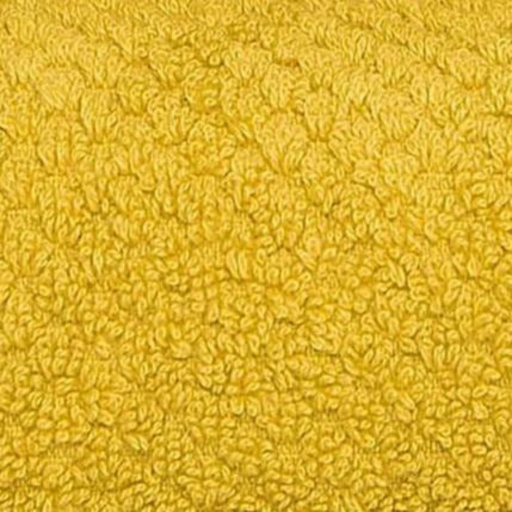 Graccioza Bee Waffle Towels Swatch Mustard Fine Linens
