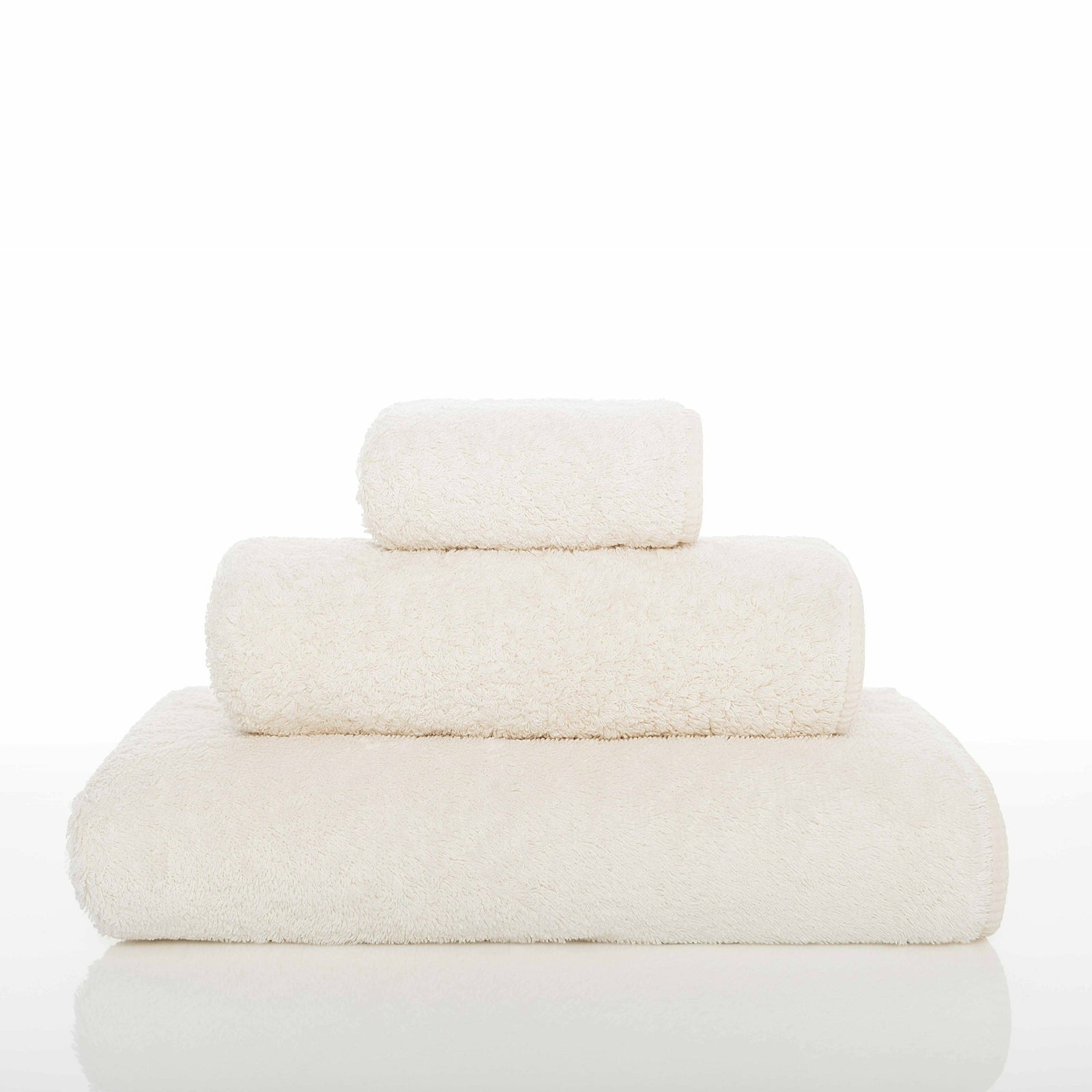 Graccioza Long Double Loop Bath Towels Natural Fine Linens
