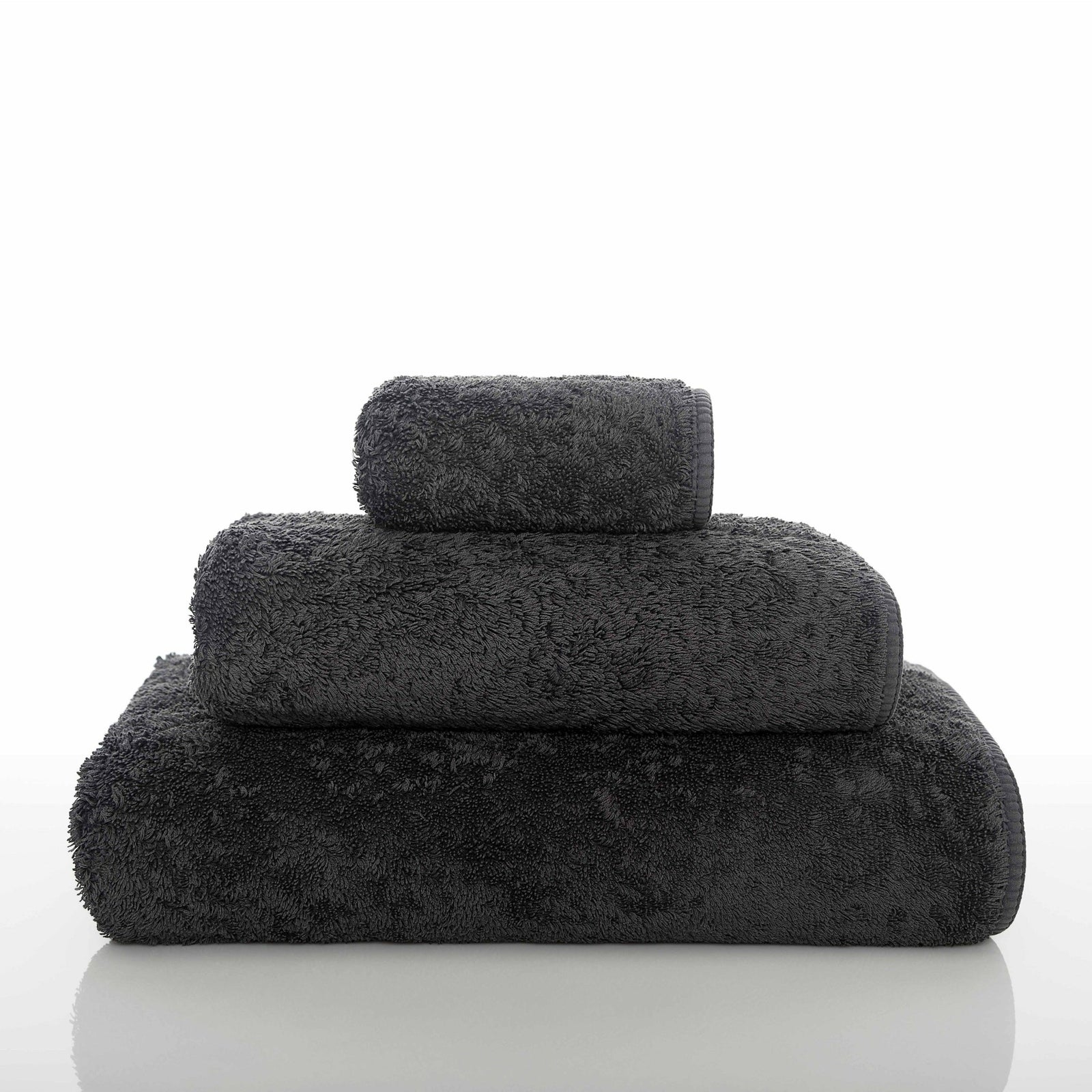 Graccioza Long Double Loop Bath Towels Storm Fine Linens