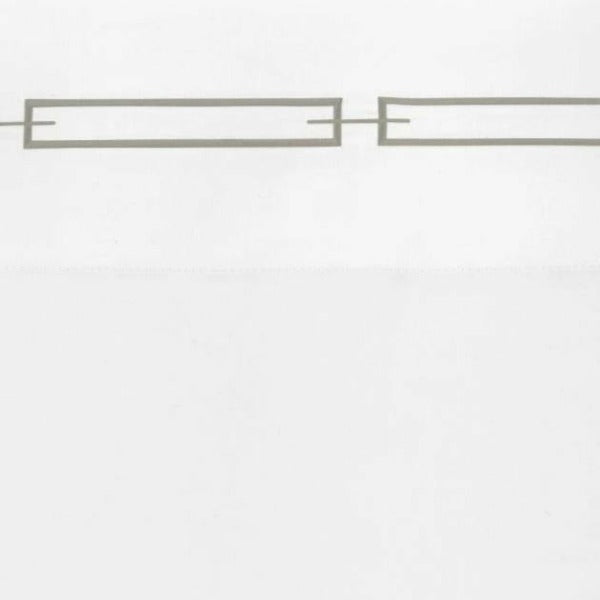 Peacock Alley Stanza Bedding Sheet Set Platinum Fine Linens