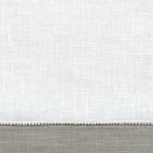 Sferra Filo Tip Towel Swatcch White/Grey
