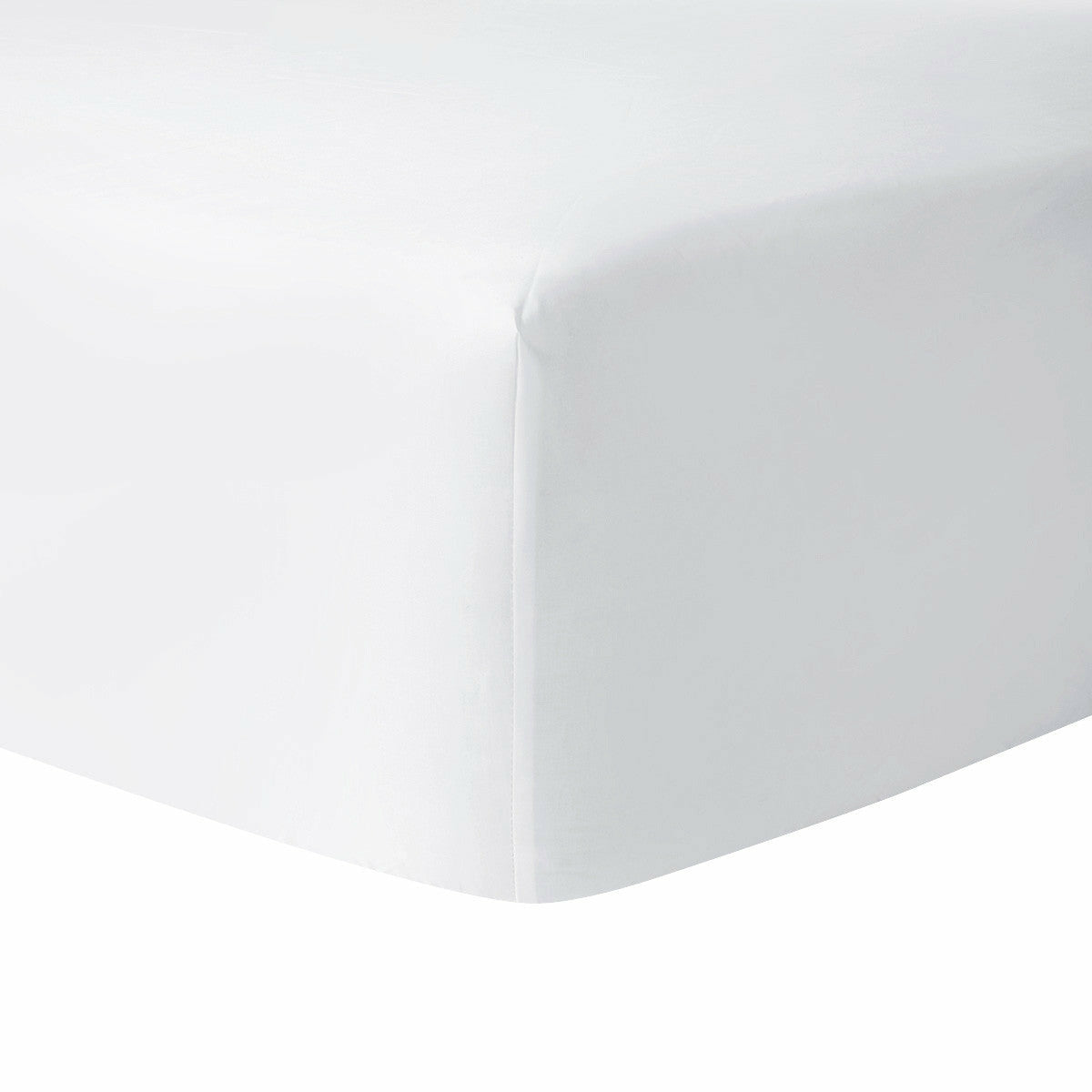 Yves Delorme Athena Roma Fitted Sheet White Fine Linens
