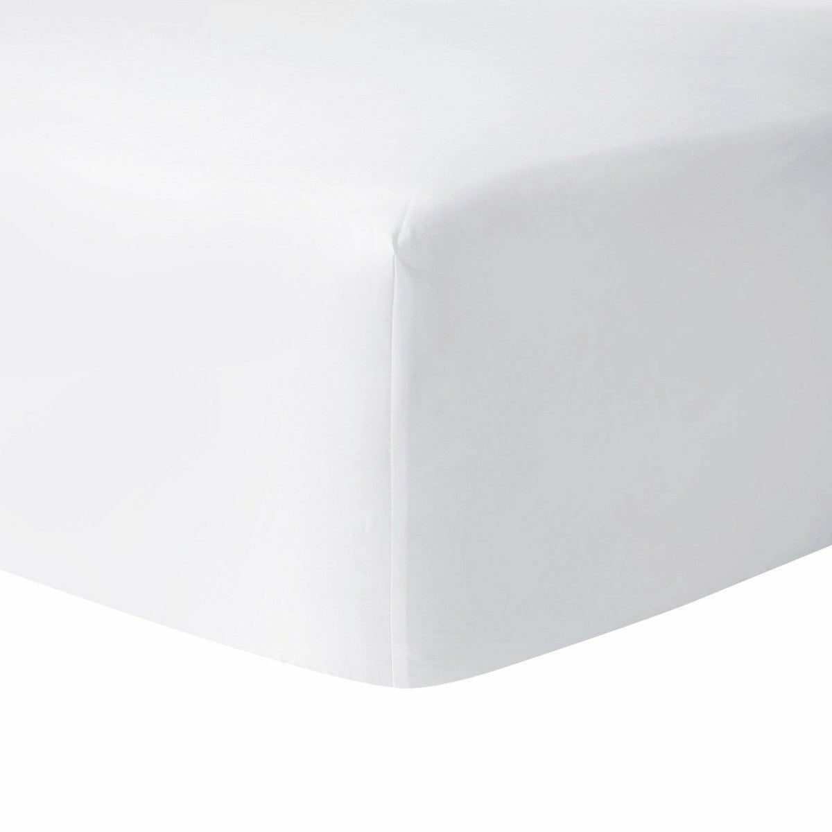 Yves Delorme Athena Bedding Fitted Sheet White Fine Linens